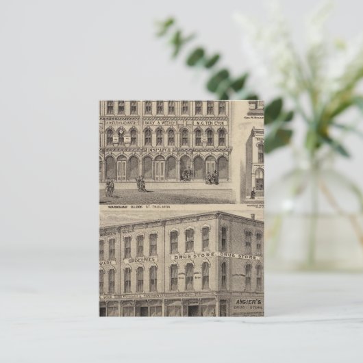 ミネソタ州ムーアとワバシャウの見解 ポストカード (スタンド正面)