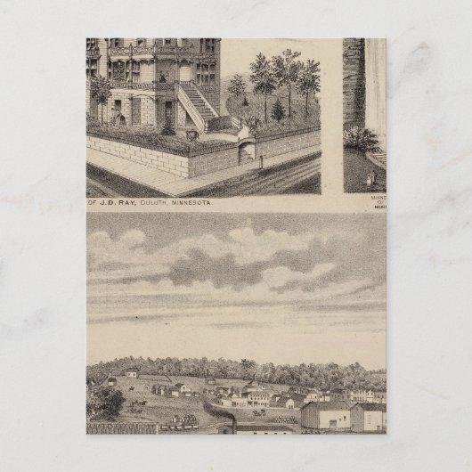 ミネソタ州モールヘッドクレイ郡 ポストカード (正面)