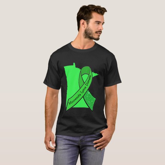 ミネソタ州ライム病啓発Tシャツ Tシャツ (正面フル)