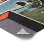 ミネソタ州ラピッド公園 – 大きな文字のシーン ポスター (角)