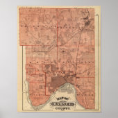 ミネソタ州ラムゼイ郡の地図 ポスター (正面)