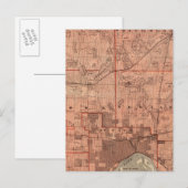 ミネソタ州ラムゼイ郡の地図 ポストカード (正面/裏面)