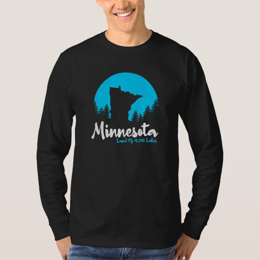 ミネソタ州ランド10000湖 Tシャツ (正面)