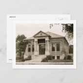 ミネソタ州レッドウィング、カーネギーローザー図書館 ポストカード (正面/裏面)