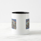 ミネソタ州ロチェスター – 大きな文字のシーン マグカップ (中央)