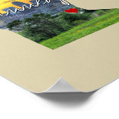 ミネソタ州写真の挿入と町名 ポスター (角)