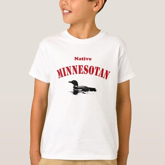 ミネソタ州出身 Tシャツ (正面)