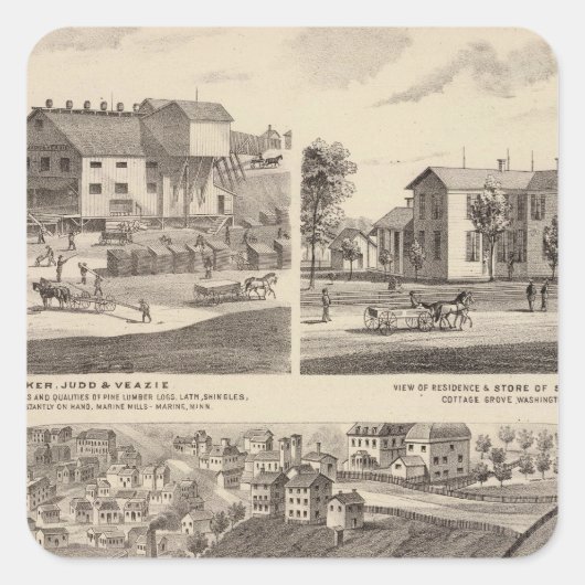 ミネソタ州刑務所 スクエアシール (正面)