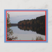 ミネソタ州北部はがき内の反射の湖 ポストカード (正面)