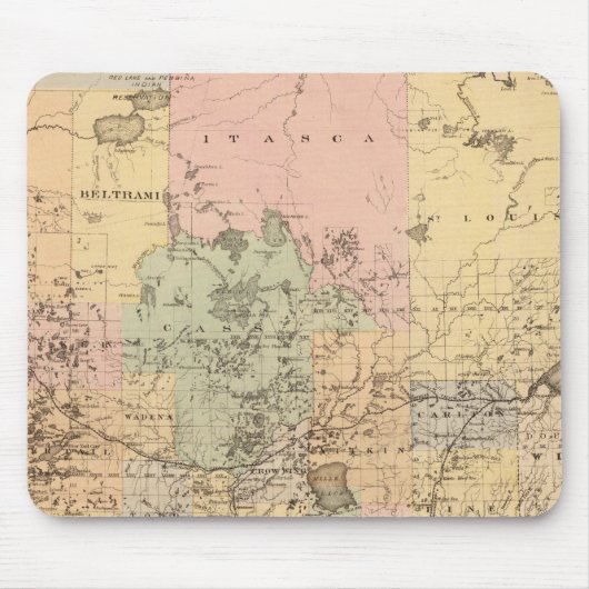 ミネソタ州図1874年 マウスパッド (正面)