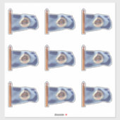 ミネソタ州州の国旗(発信) シール (シート)