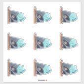 ミネソタ州州旗 シール (シート)