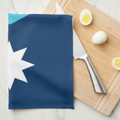 ミネソタ州旗キッチンタオル キッチンタオル (四つ折り)