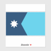 ミネソタ州旗ステッカー シール (シート)