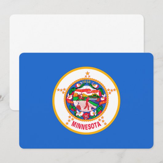 ミネソタ州旗デザイン (正面/裏面)