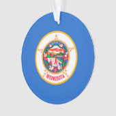 ミネソタ州旗デザイン オーナメント (正面)