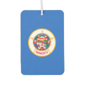 ミネソタ州旗デザイン カーエアーフレッシュナー (正面)