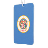 ミネソタ州旗デザイン カーエアーフレッシュナー (左)