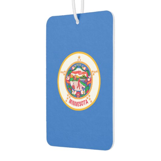 ミネソタ州旗デザイン カーエアーフレッシュナー (左)