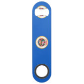 ミネソタ州旗デザイン スピード栓抜き (正面)