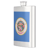 ミネソタ州旗デザイン フラスク (左)