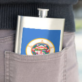 ミネソタ州旗デザイン フラスク (インサイチュ)