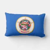 ミネソタ州旗デザイン ランバークッション (裏面)