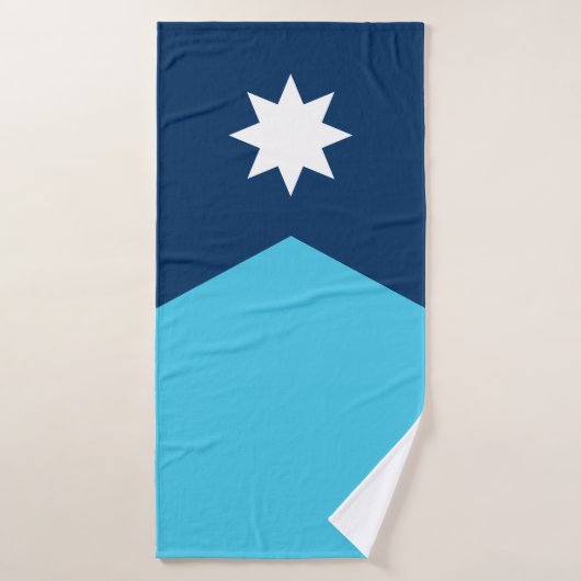 ミネソタ州旗バスタオル バスタオル (バスタオル)