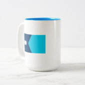 ミネソタ州旗マグカップ ツートーンマグカップ (正面左)