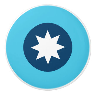 ミネソタ州旗ローンデル セラミックノブ