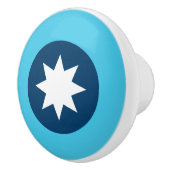 ミネソタ州旗ローンデル セラミックノブ (右)