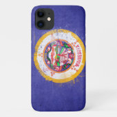 ミネソタ州旗動揺して Case-Mate iPhoneケース (裏面)