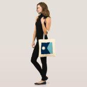 ミネソタ州旗州（2023年再設計） トートバッグ (正面(モデル))