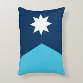 ミネソタ州旗 アクセントクッション (正面(垂直))