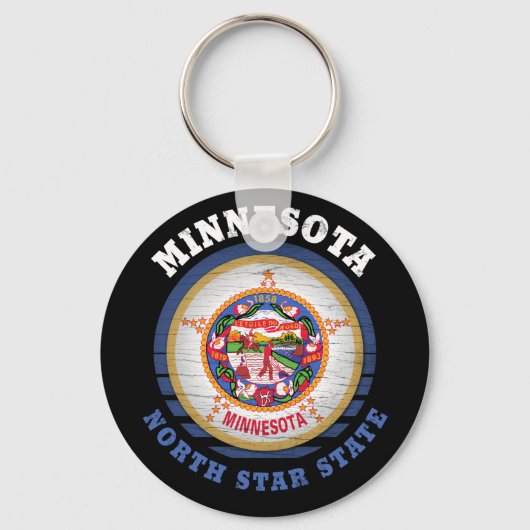 ミネソタ州旗 キーホルダー (正面)