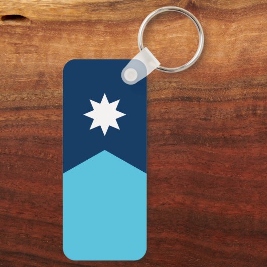 ミネソタ州旗 キーホルダー (裏面)