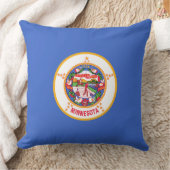 ミネソタ州旗 クッション (ブランケット)