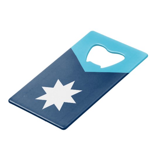 ミネソタ州旗 クレジットカード栓抜き (裏面アングル)