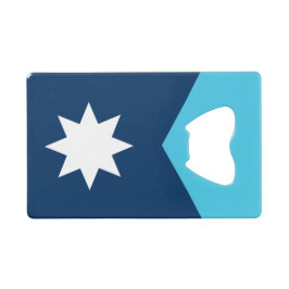 ミネソタ州旗 クレジットカード栓抜き