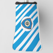 ミネソタ州旗 ゴルフヘッドカバー (回転90)