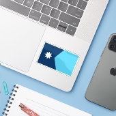 ミネソタ州旗 シール (ノートパソコンとiPhone)