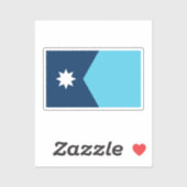 ミネソタ州旗 シール (シート)