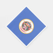 ミネソタ州旗 スタンダードランチョンナプキン (角)