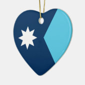 ミネソタ州旗 セラミックオーナメント (左)