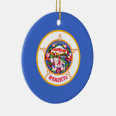 ミネソタ州旗 セラミックオーナメント (右)