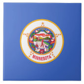 ミネソタ州旗 タイル (正面)