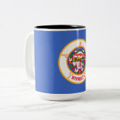 ミネソタ州旗 ツートーンマグカップ (正面左)