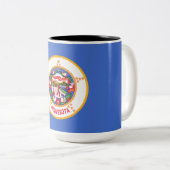 ミネソタ州旗 ツートーンマグカップ (正面右)