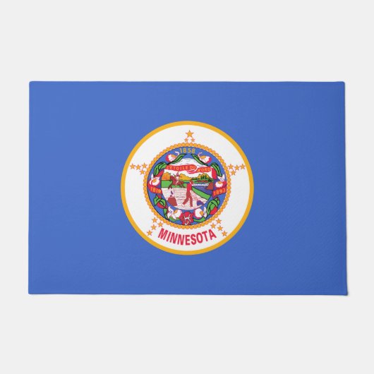 ミネソタ州旗 ドアマット (正面)