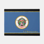 ミネソタ州旗 ドアマット (正面)